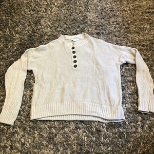 AE button sweater
